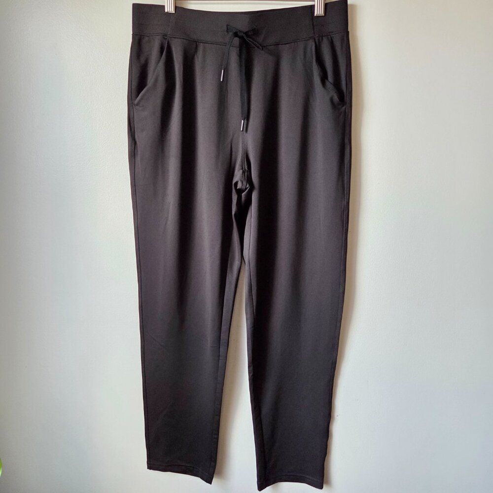EUC 32 COOL BLACK SOFT DRAWSTRING PANTS SIZE M WOMENS